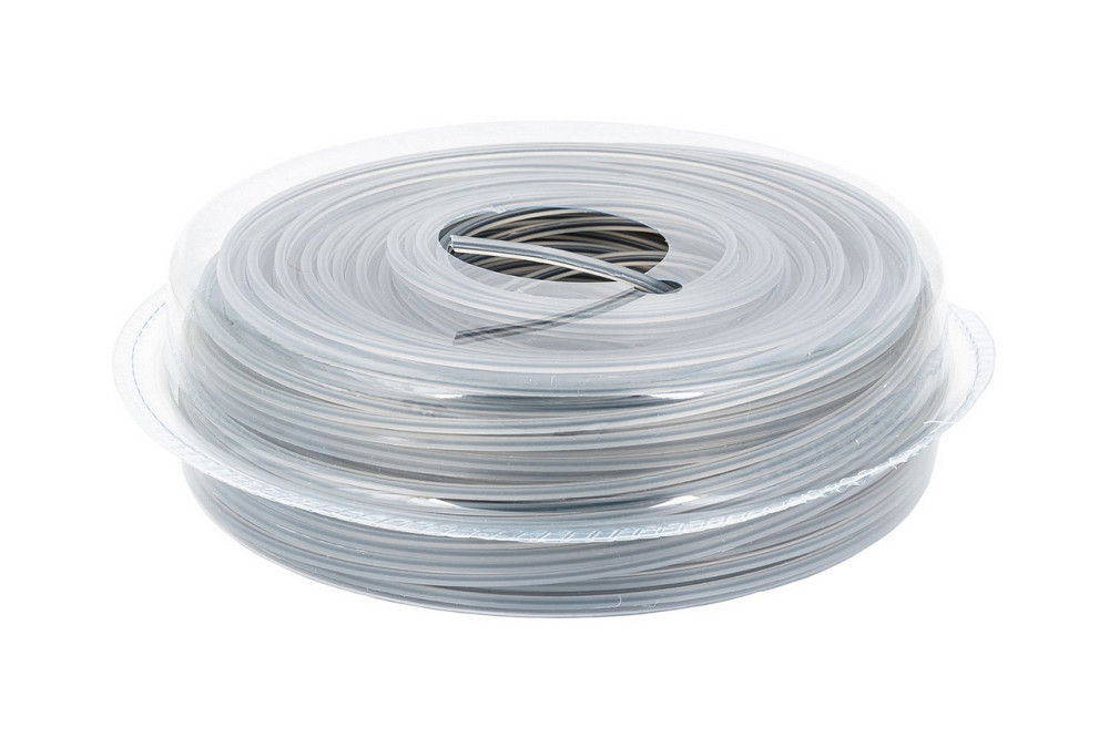 Леска для триммера MASTERTOOL КВАДРАТ АРМИРОВАННЫЙ 2,40 мм 82 м блистер 19-1312 Харків - зображення 1