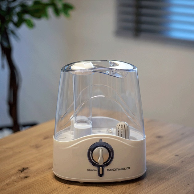 Увлажнитель воздуха Grunhelm GHF-45M 30 Вт белый Київ - зображення 1