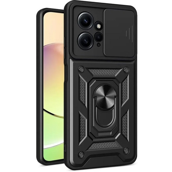 Чохол Camshield Serge Ring для Xiaomi Redmi Note 12 Turbo/Poco F5 5G Чорний Харків - зображення 1