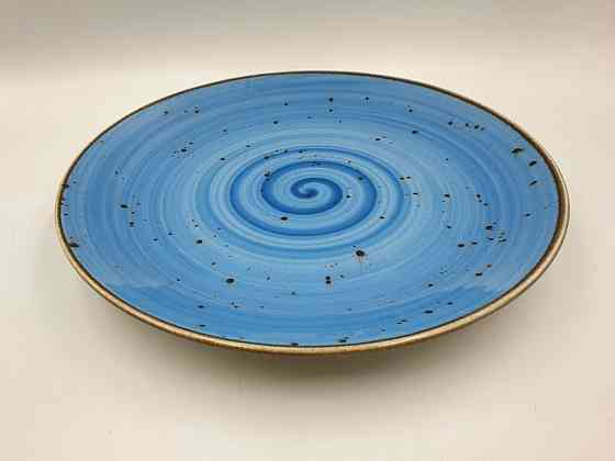 Тарілка підставна TULU spiral-blue-26 26 см блакитна Київ