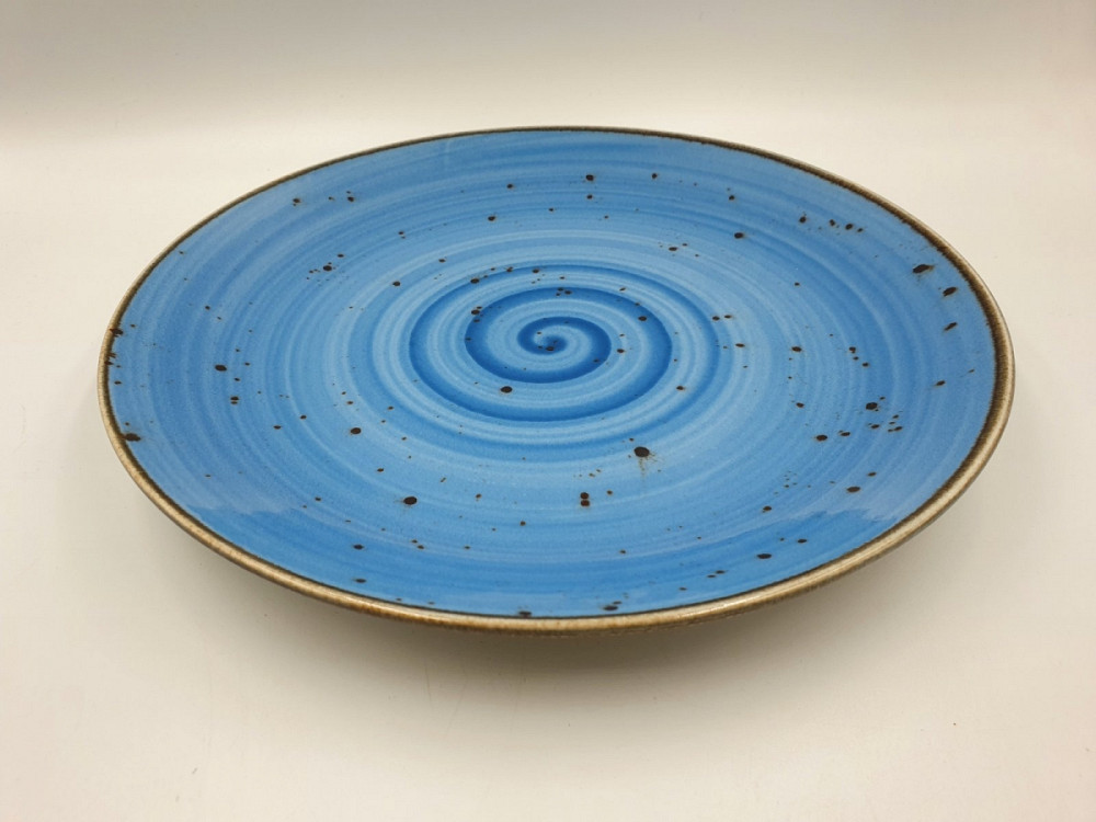 Тарілка підставна TULU spiral-blue-26 26 см блакитна Киев - изображение 1