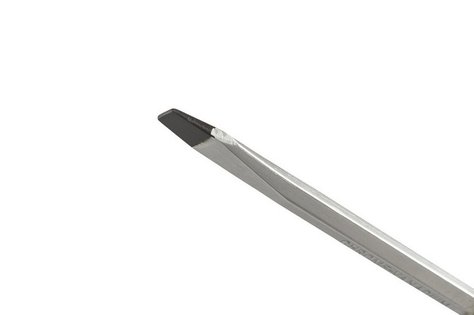 Отвёртка ударная шлицевая магнитная MASTERTOOL EXTERNAL HEX SL5х75 мм ручка с TPR покрытием 49-6575 Харків - зображення 3