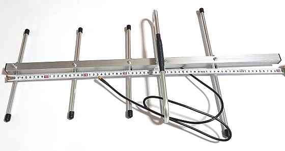 Антенна Yagi 360-480/890-930/1240-1395/1550-3200 МГц 8 дБ, до 25 Вт, кабель RG 58U 1 метр с SMA-male Днепр