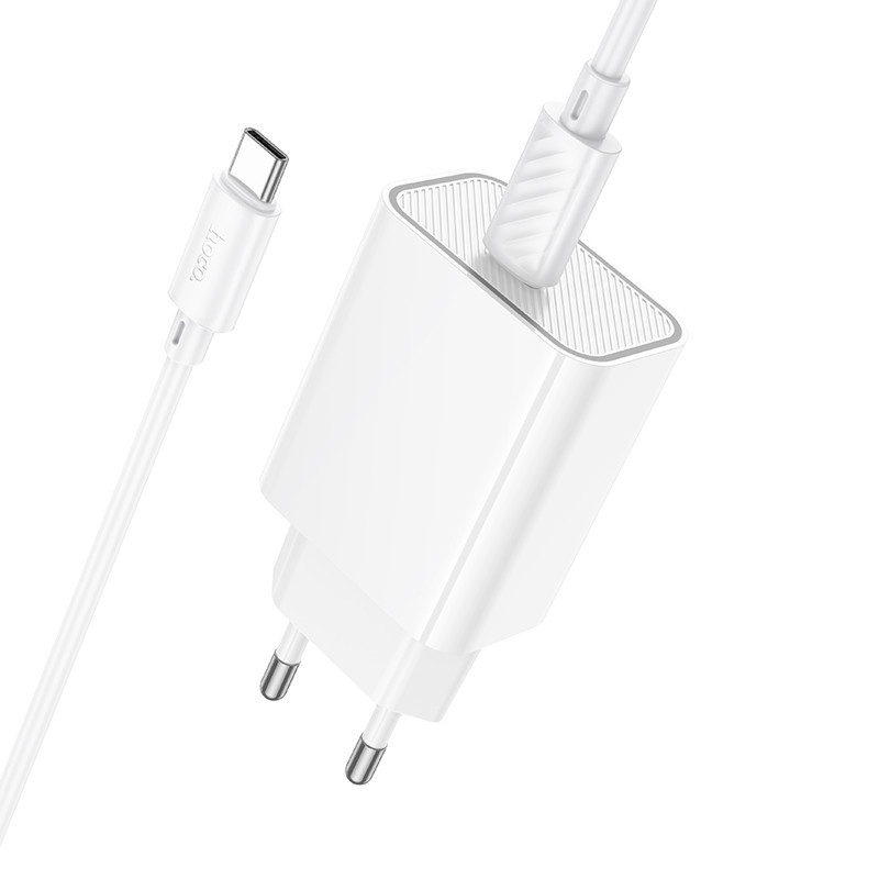 СЗУ Hoco C143A Benefit PD20W (1USB-C) + кабель Type-C to Type-C Херсон - изображение 6
