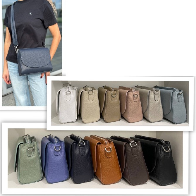 Сумка через плече шкіряна Італія сумочка кросс-боді TS361 Київ - зображення 2