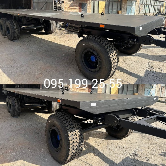 Причіп-платформа 3ПТС-20, 3ПТС-12 (тюковоз, контейнеровоз) Дніпро - зображення 1