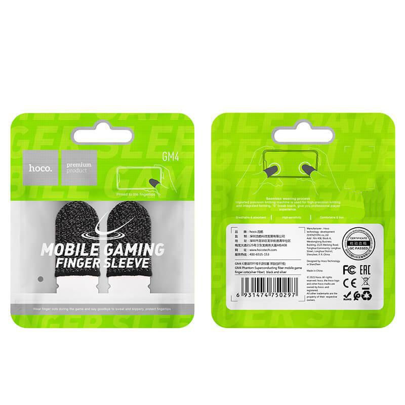 Напальчники игровые Hoco GM4 Phantom Superconducting fiber mobile game finger cots Херсон - изображение 4