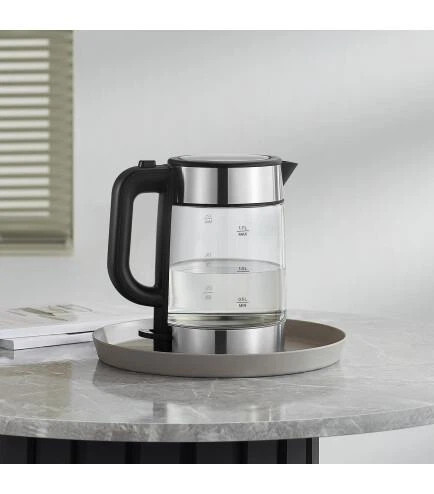 Электрочайник Xiaomi Electric Glass Kettle MJDSH05FD/BHR7423EU 1.7 л серебристый Київ - зображення 8