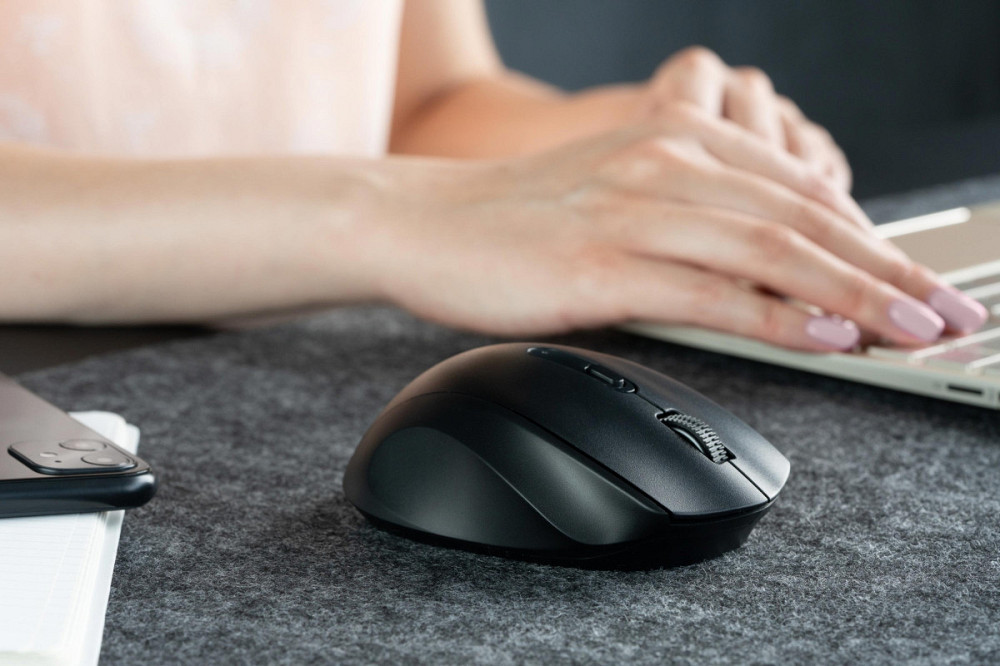 Мышь компьютерная безпроводная 2Е Silent WL 2E-MF240WB черная Київ - зображення 2