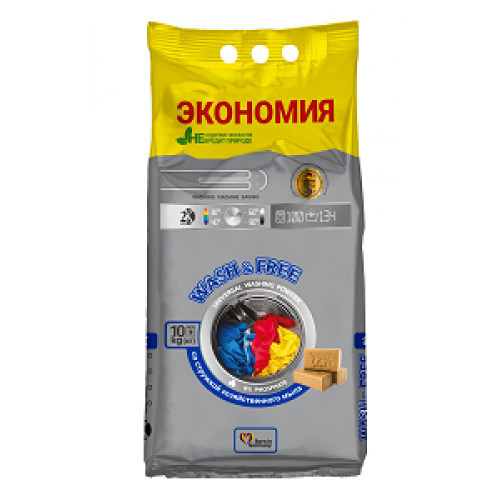 Порошок для прання універсальний Wash&Free 723673 10000 м Київ - зображення 1