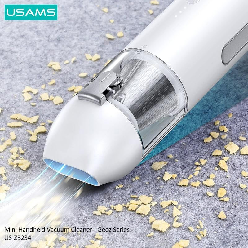 Портативный пылесос Usams US-ZB234 Mini Geoz Series 6000Pa 7800mAh Херсон - зображення 4