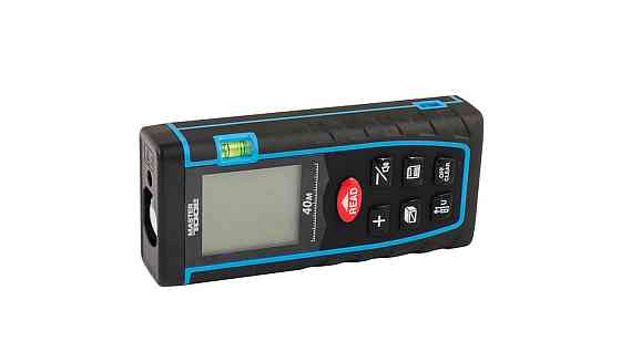 Дальномер лазерный MASTERTOOL до 40 м ±2 мм/м память 30 класс лазера I IP54 питание АААх2 чехол 30-0 Харків