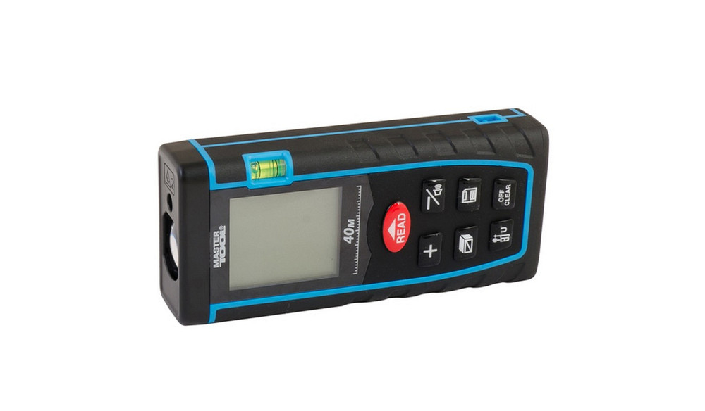 Дальномер лазерный MASTERTOOL до 40 м ±2 мм/м память 30 класс лазера I IP54 питание АААх2 чехол 30-0 Харьков - изображение 1