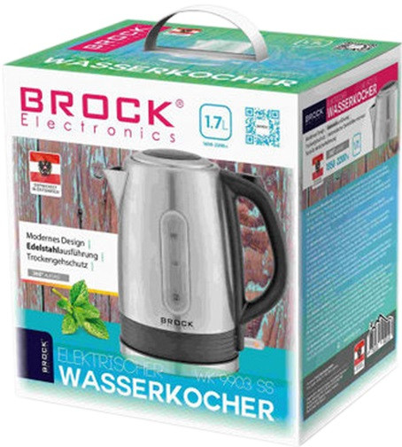 Електрочайник BROCK WK 9903 SS 1.7 л серебристый Киев - изображение 2