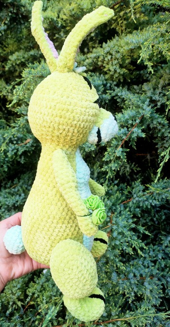 Кролик зайчик іграшка м'яка в'язана з мультфільму ручна робота Нововолинськ - зображення 4