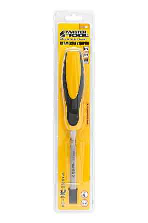 Стамеска ударная MASTERTOOL CrV 10 мм с двухкомпонентной ручкой 14-1510 Харків
