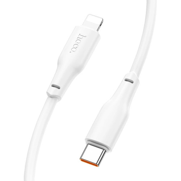 Кабель Hoco X93 Force PD20W Type-C to Lightning 3A 2m White (Код товару:38412) Харків - зображення 3