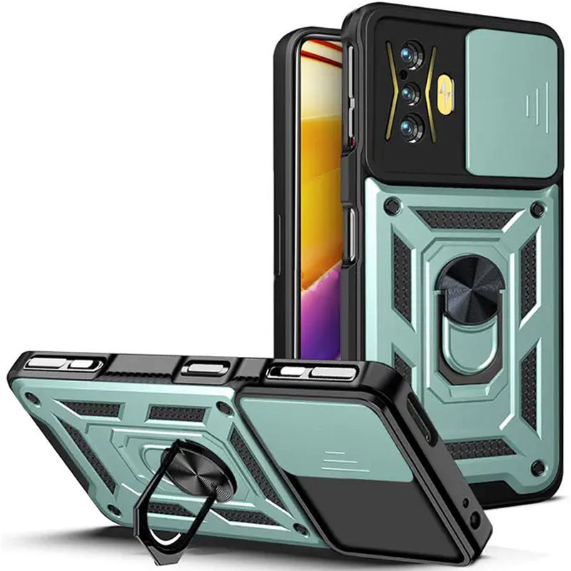 Ударопрочный чехол Camshield Serge Ring для Xiaomi Poco F4 GT Херсон - зображення 1