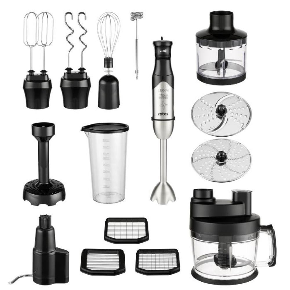 Блендер погружной Rotex TitanPower RTB990-B 1000 Вт черный Київ - зображення 1