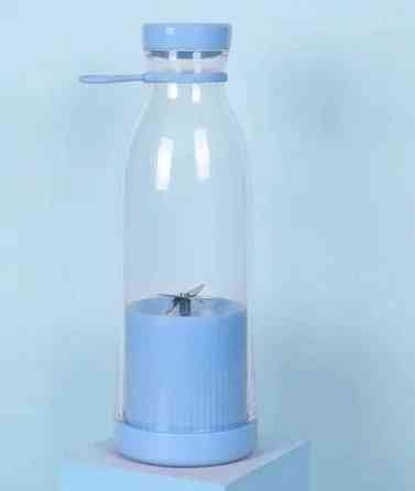 Блендер-шейкер портативный YC-02 420 мл голубой Київ