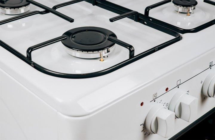 Плита кухонная газоэлектрическая Grunhelm АM6611W (комбинированная) газовая плита + электрическая ду Київ - зображення 8