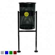 Урна стационарная (2-х опорная оцинкованная )  малая 17 л Київ