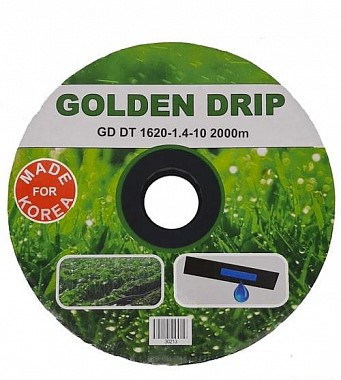 Лента Капельная 8 mil шаг 30 см бухта 2000 метров эмитерная GOLDEN DRIP Харків - зображення 7