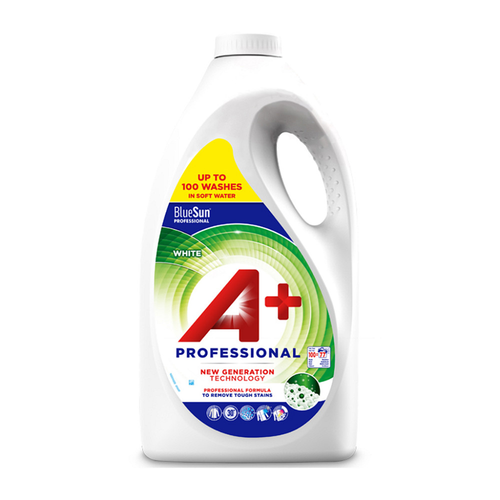 Гель для прання білих речей A+ Professional White 8435495829683 5 л Київ - зображення 1