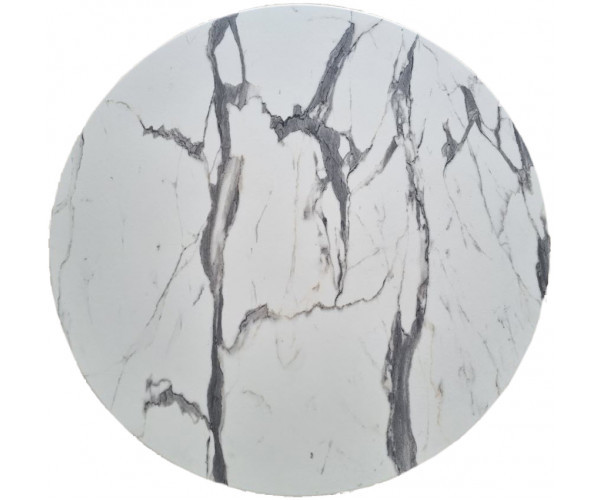 Стільниця Верзаліт кругла д. 80 см біла Днепр - изображение 1