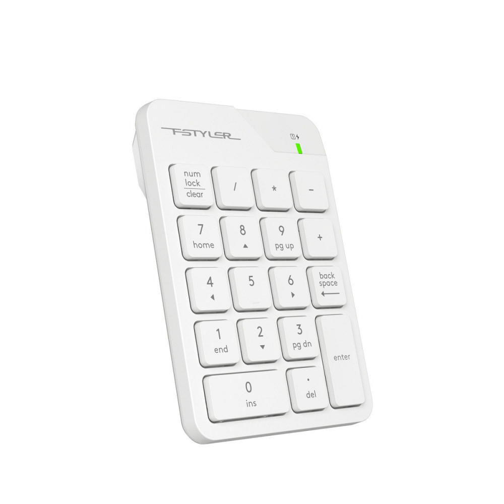 Клавиатура компьютерная безпроводная цифровой блок A4Tech Fstyler Numpad FGK21C(White) белая Київ - зображення 2