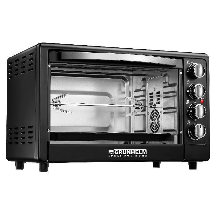 Печь электрическая Grunhelm GN50ARС 50 л 2200 Вт черная Київ - зображення 1