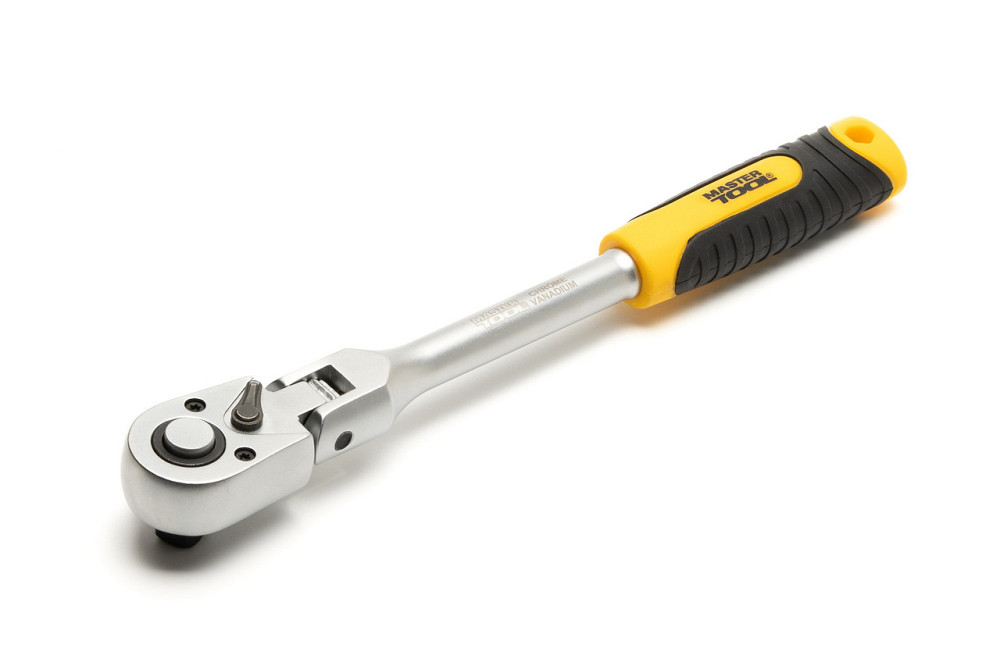 Трещотка MASTERTOOL 1/2" 72T с карданом 78-0144 Харків - зображення 10