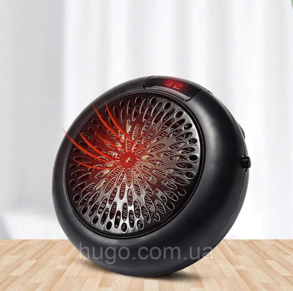 Обігрівач у розетку 900W з терморегулятором і таймером, Warm air blower / Портативний міні обігрівач Одесса - изображение 7