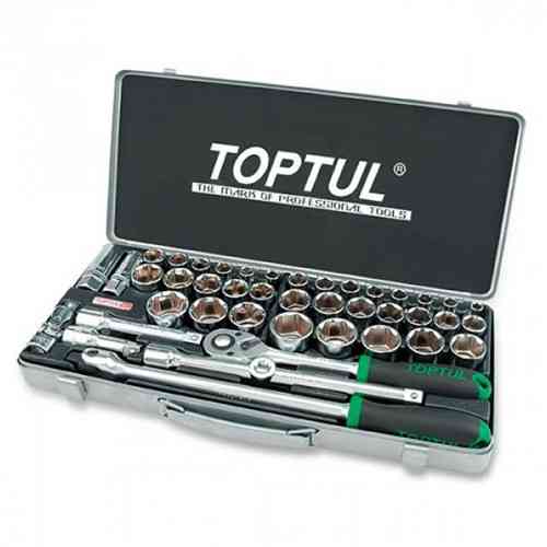 Комбинированный набор инструментов TOPTUL 1/2" (дюйм+метр.) 43ед. GCAD4303 Харьков