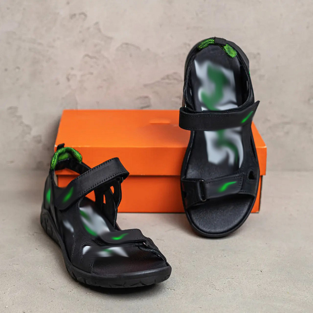 Мужские кожаные сандалии NS Green Киев - изображение 5