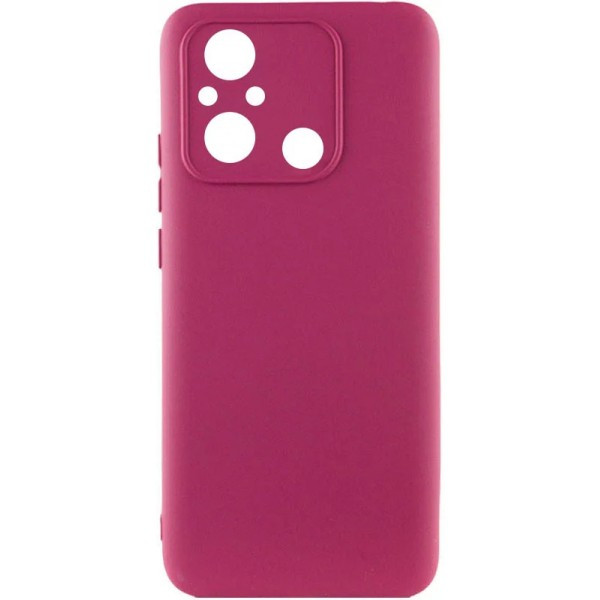 Silicone Cover Lakshmi Full Camera для Xiaomi Redmi 12C/11A/Poco C55 Marsala (Код товару:30941) Харків - зображення 1