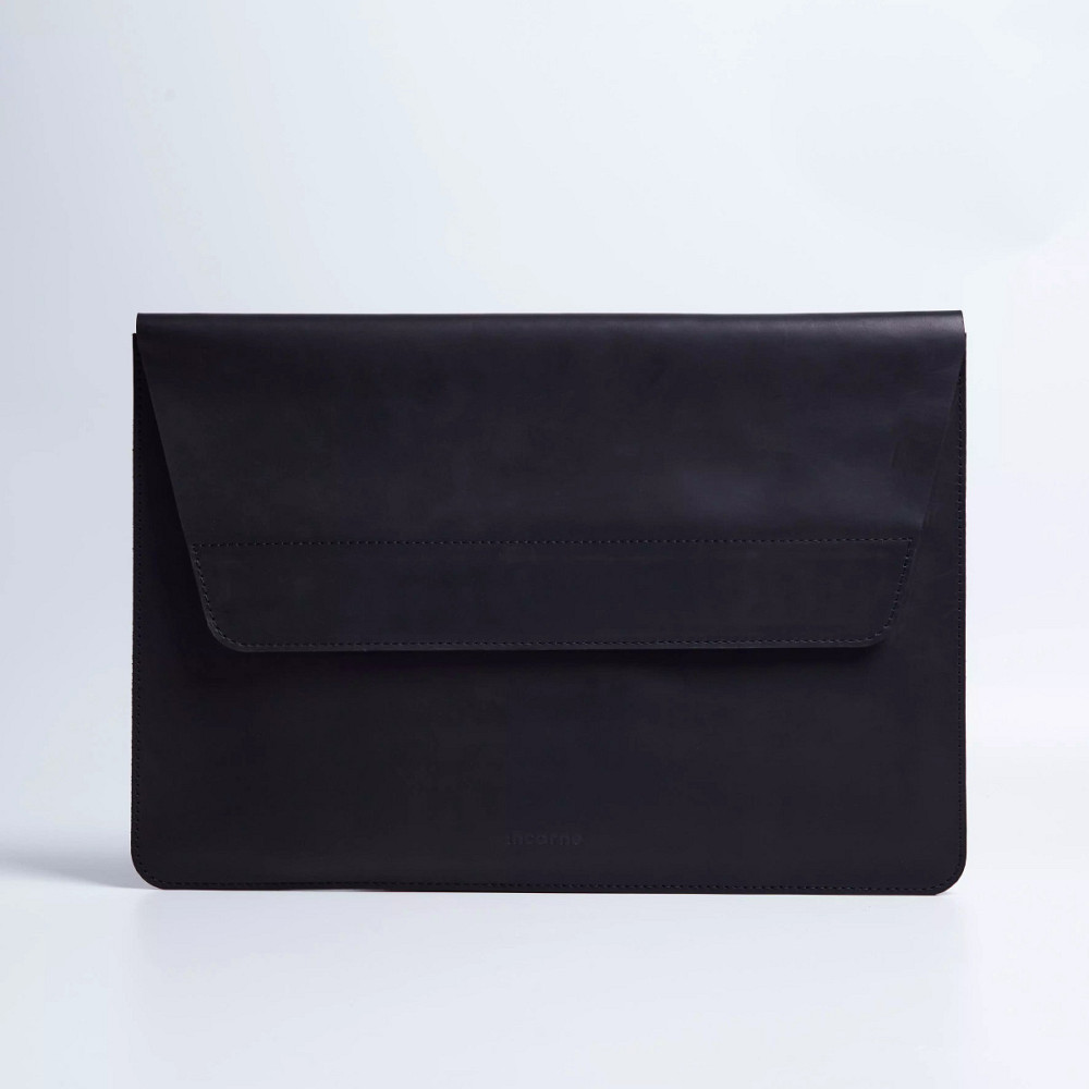 Чехол для ноутбука винтажный Incarne Line MacBook Pro 13" 2016-2025 line-black-vintage-pro-13 черный Київ - зображення 2