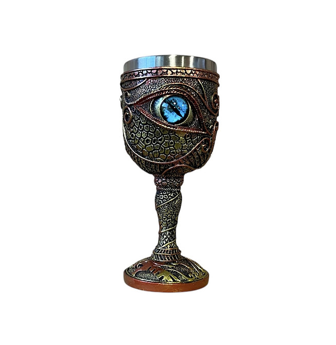 Бокал для вина 3D Глаз Голубой Київ - зображення 1