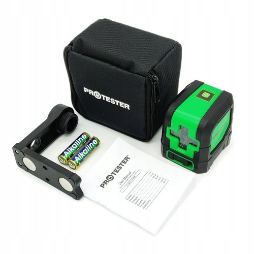 Лазерный уровень, 2 линии, 1H/1V (зеленый луч) PROTESTER LL102G Харків - зображення 8