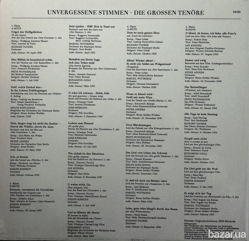 Classical Various – Unvergessene Stimmen (Die Grossen Tenöre) Винница - изображение 2