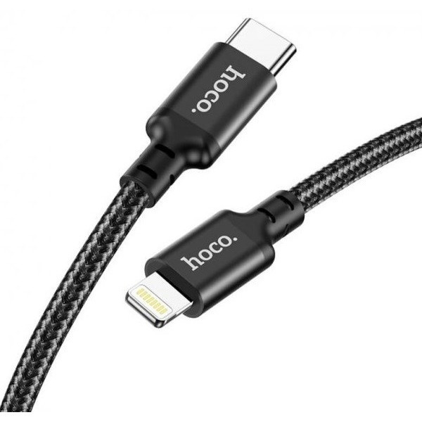 Кабель Hoco X14 Double speed PD Type-C to Lightning 3m Black Харків - зображення 1
