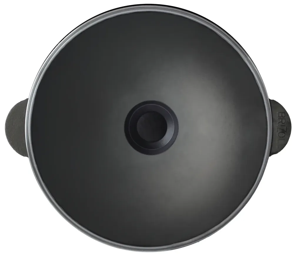 Сковорода чугунная WOK со стеклянной крышкой 4,7 л Харьков - изображение 7