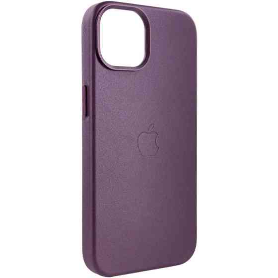 Кожаный чехол Leather Case (AA Plus) with Magnetic Fit для Apple iPhone 14 (6.1") Херсон
