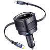 АЗУ Baseus Enjoyment Max PD60W with retractable cables (1USB-C/1L) (C00035507121) Херсон
