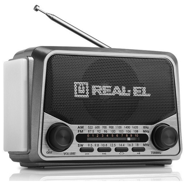 Радіоприймач REAL-EL X-525 Grey (EL121800004) Харків - зображення 4
