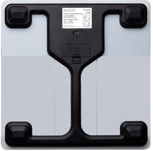 Весы напольные SOGO SS-2900 180 кг белые Київ - зображення 5