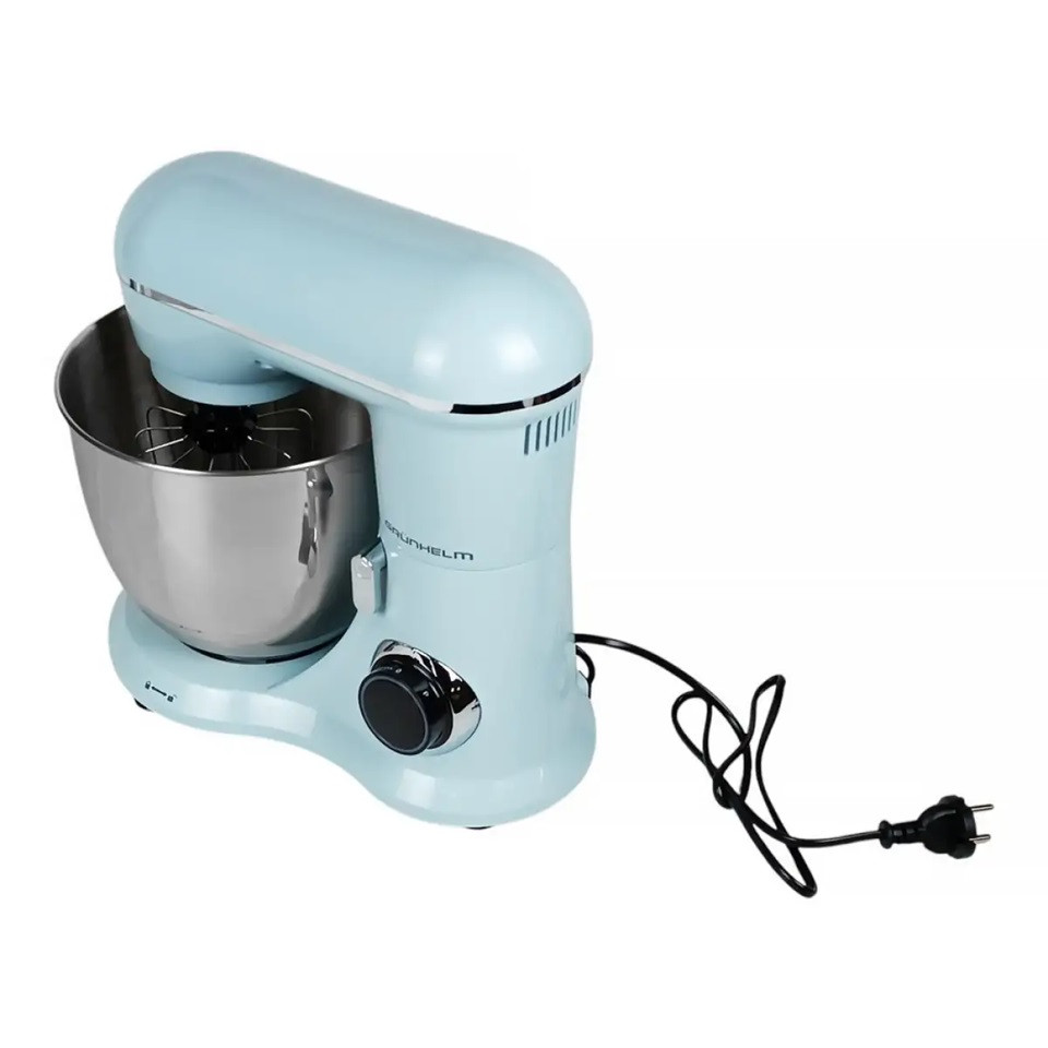 Кухонный комбайн Grunhelm GKM0025BL 1500 Вт голубой Київ - зображення 4