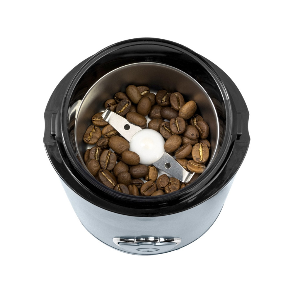 Кофемолка Liberton LCG-2306 150 Вт голубая Київ - зображення 9