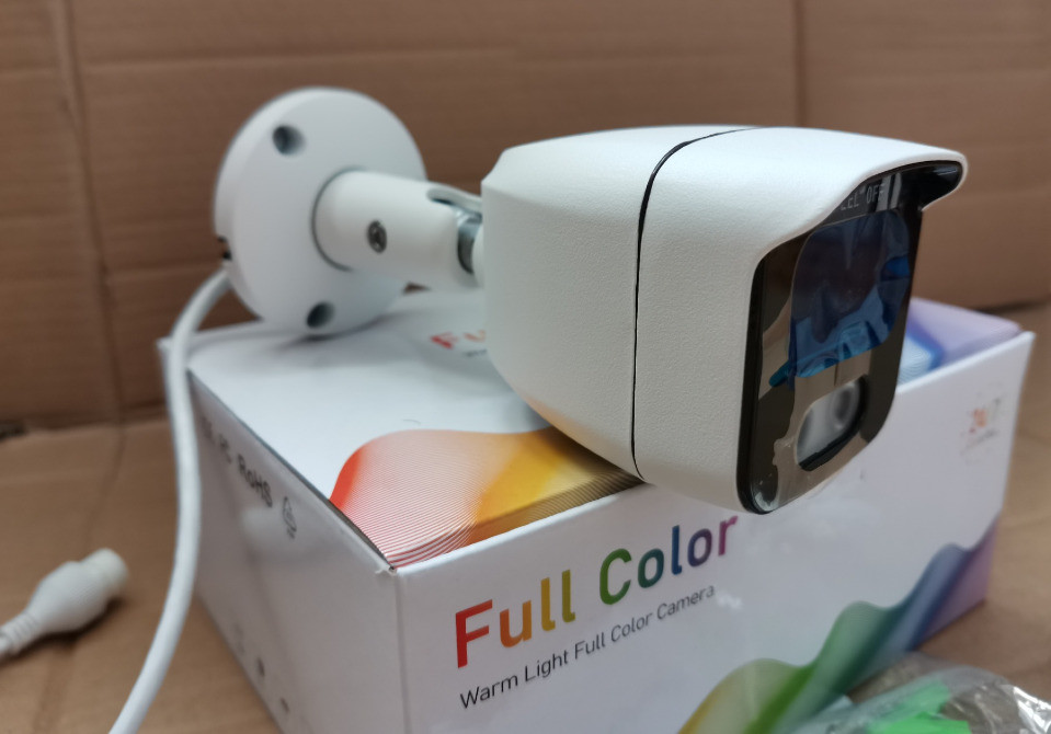 IP видеокамера Full Color уличная 4 Mp / PoE / f=2.8 mm / Onvif / Звук Київ - зображення 1