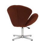 Крісло м'яке коричневе, сіре Сван Днепр - изображение 3